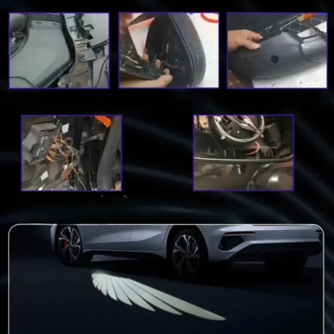 Angel Wings Car Door Light - Οπτικό αποτέλεσμα & μοναδικό στυλ