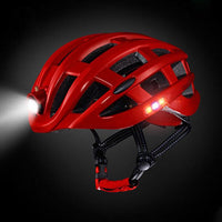 Intelligent cykelhjälm med LED-lampa — maximal säkerhet och synlighet 