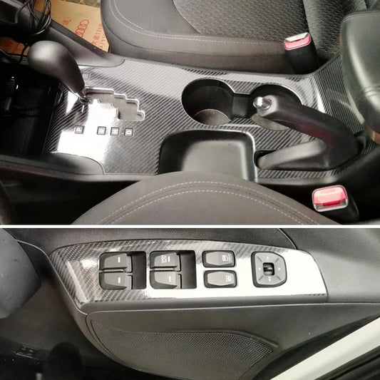 Naklejki z włókna węglowego do Hyundai ix35 (2010-2017) — Styl sportowy i ochrona 