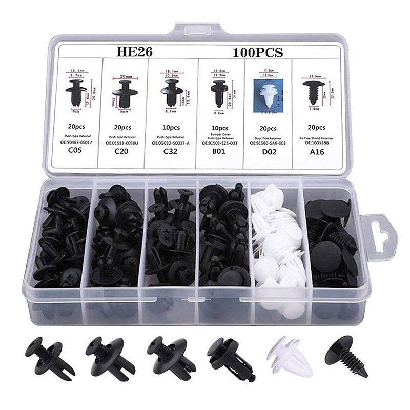 Auto Screw Rivet Kit – Reinforced ABS Fasteners Special Vehicle 