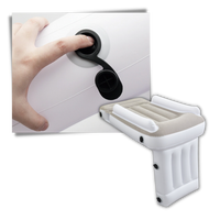 Lasten puhallettava sänky - Matkustusmukavuus ja nopea asennus