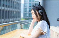Luminous Bluetooth Cat Ears Headset - Comfortable Listening & Original Style