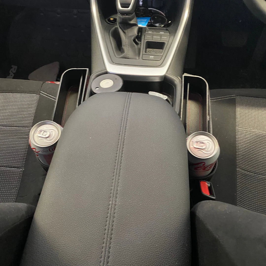 自動車シート用コンソールオーガナイザー — 迅速かつユニバーサルな取り付け 